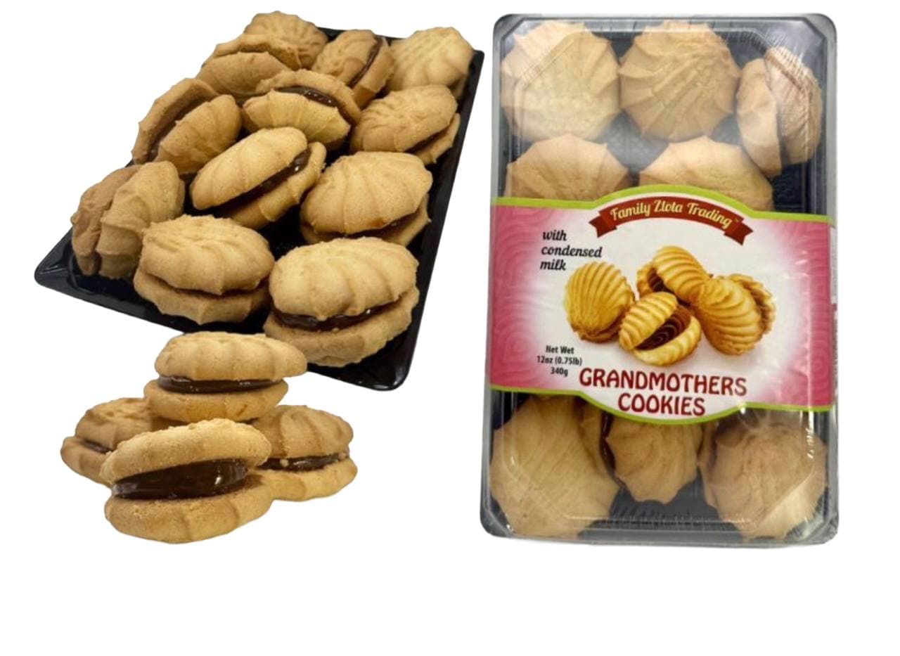 GRANDMOTHER`S COOKIES WITH CONDENSED MILK (16PC x 340G)