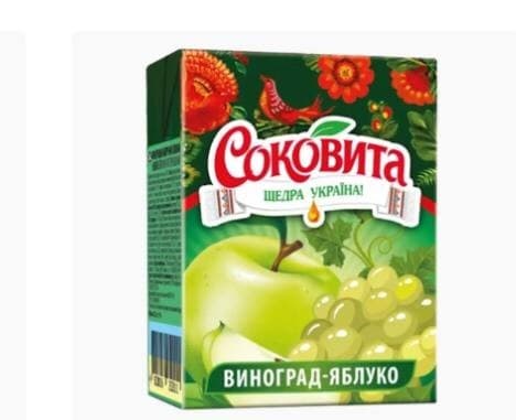 JUICE APPLE&GRAPE 27/0.2L SOKOVITA