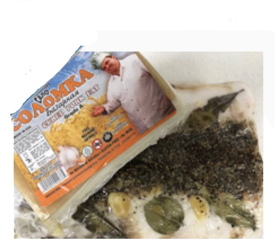 SALO W/GARLIC BAZARNOE BY LB CHUNK SOLOMKA