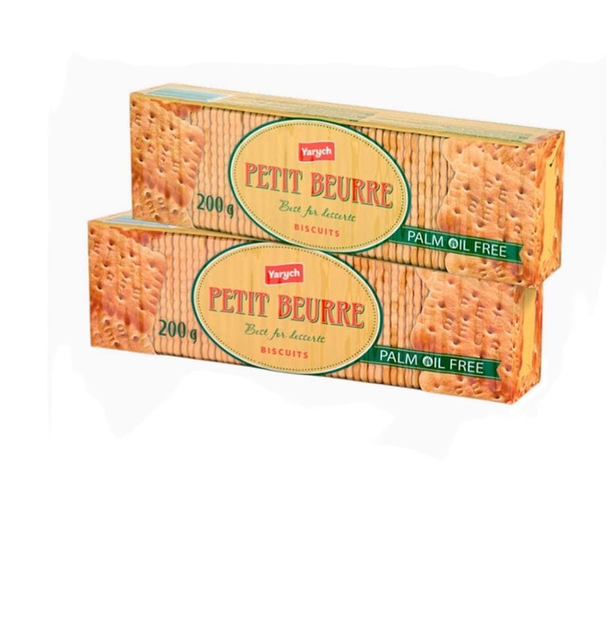 BISCUITS PETIT BEURRE 32/200GR YARYCH UKRAINE