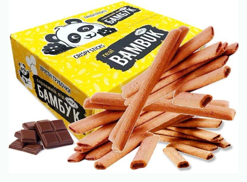BAMBUK CRUNCHY STICKS CHOCOLATE 1/8.8LB