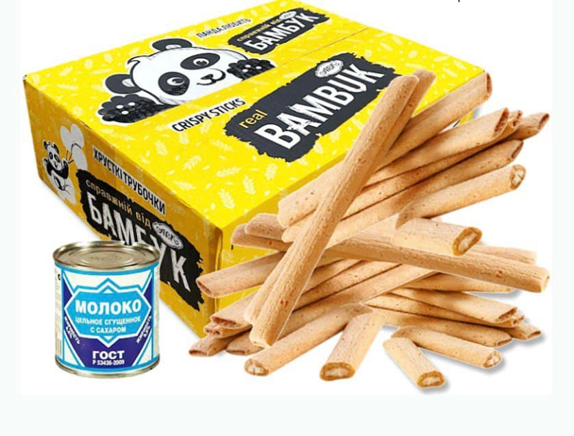 BAMBUK CRUNCHY STICKS CONDENSED MILK 1/8.8LB