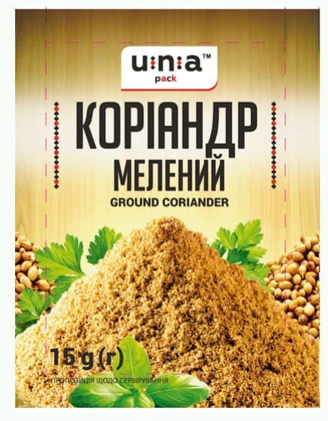 CORIANDER GROUND 50/15G UNAPACK