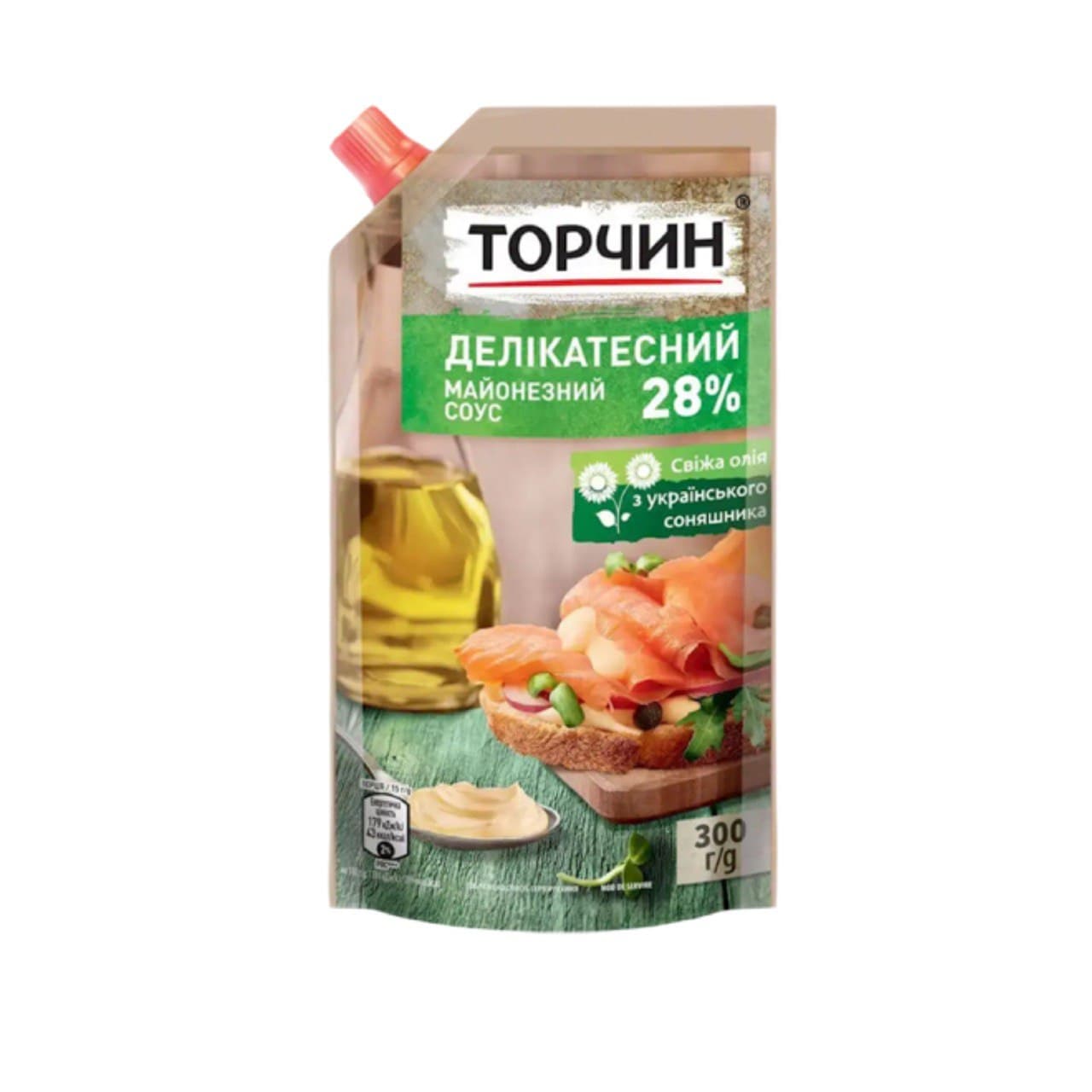 MAYONNAISE DELIKATESNIY 28% 30/300GR