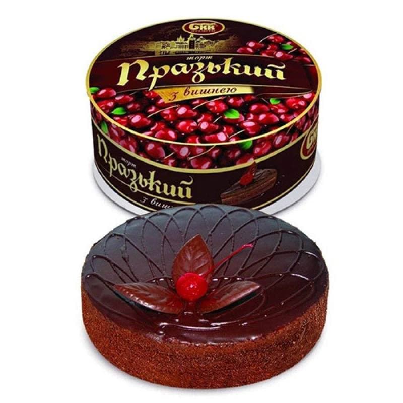CAKE PRAGUE W/CHERRY 6/850GR