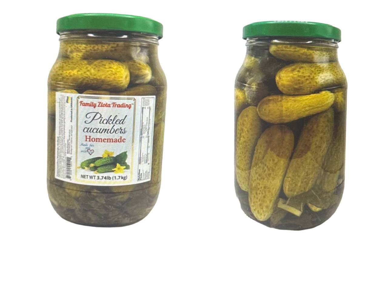 PICKLED CUCUMBERS HOMEMADE (6PC x 1.7KG)