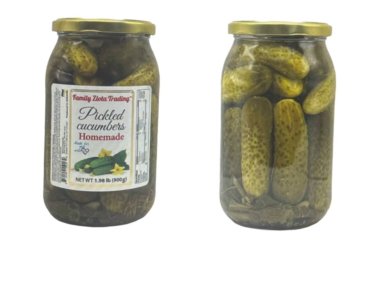 PICKLED CUCUMBERS HOMEMADE (6PC x 900G)