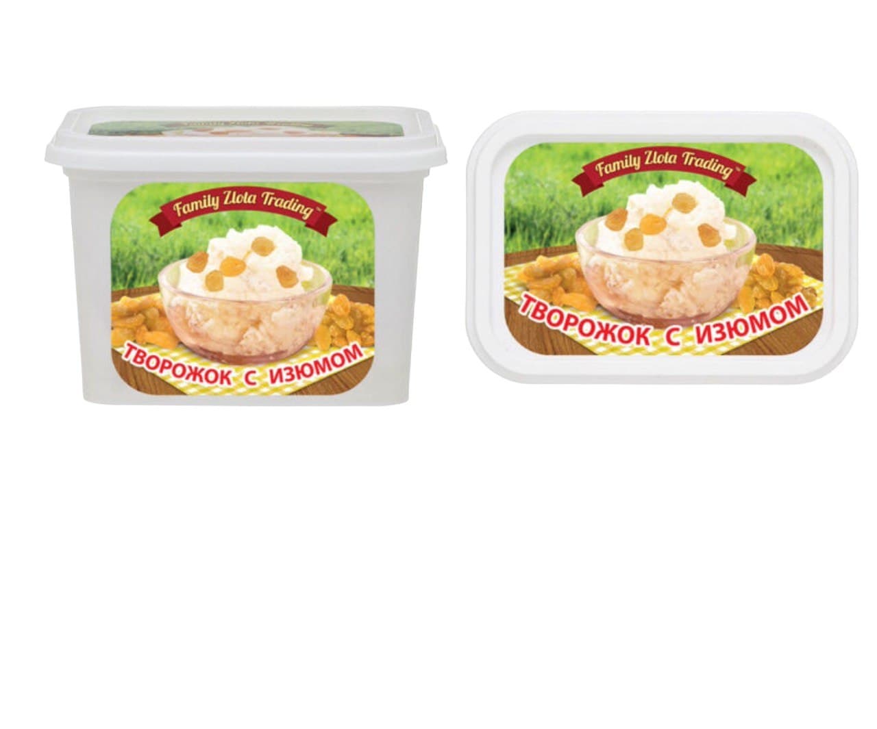 TVOROZHOK WITH RAISINS 1CS (8PC*15OZ)