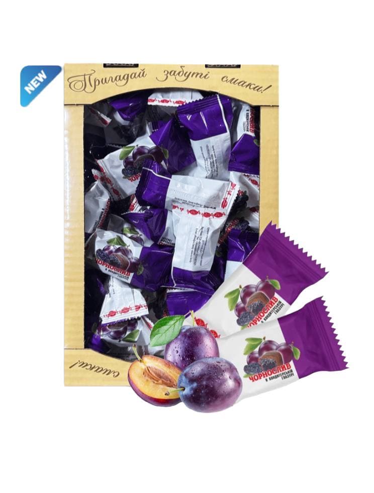 CHOCOLATE GLAZED PRUNES (1/3.3lb)