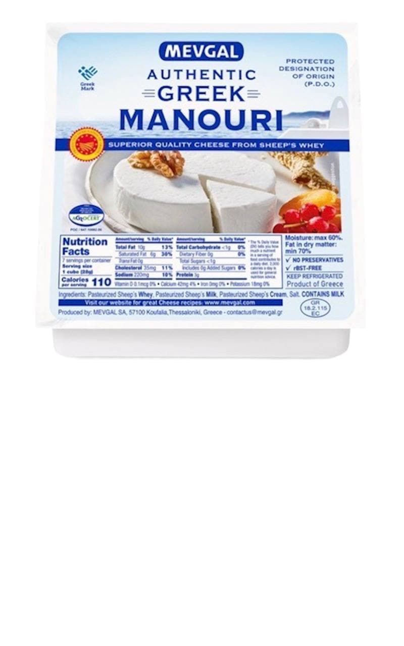 MEVGAL MANOURI CHEESE 10/200GR
