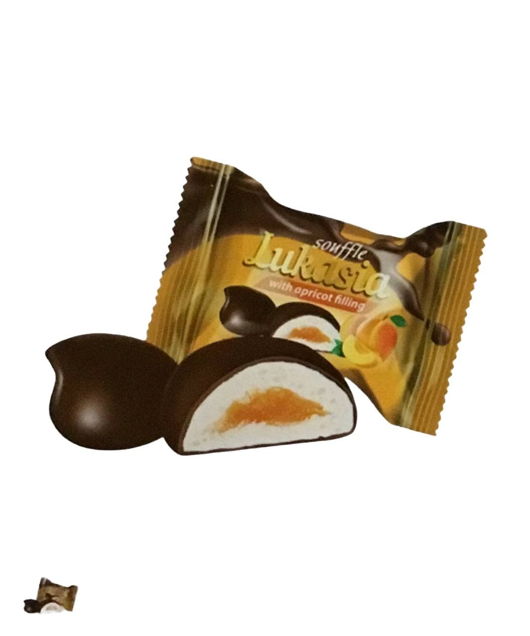 CANDY LUCASIA SOUFFLE WITH APRICOT FILLING 1/5.5 LB